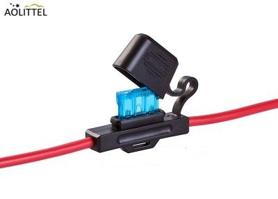品質  Custom Made Automotive In-Line Splash-waterproof Auto Fuse Holder 9012 For ATS ATO Fuse 1A~30A 工場