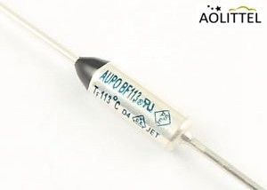 モーター保護Limitor金属の包装が付いている非再設置可能なTF 172C 250V 10A AUPO TCOの熱締切りのヒューズBF172
