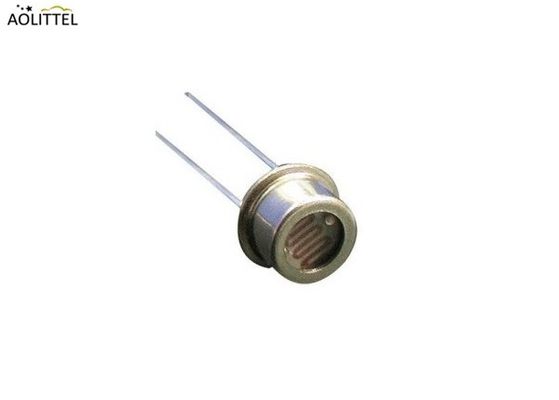 暗い抵抗のDia 5mmの金属のカプセル封入LDRのフォトレジスタ ライト センサー0.2-20 MOhm
