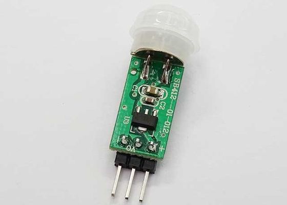 3m-5mのフレネル レンズPCBの抵抗器を搭載するミニチュア コントローラーPIR Dectectorモジュールの受動の赤外線モーションセンサーSB412