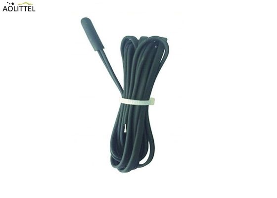 IP68 TPEの注入6x15mm NTCのBのタイプAWG26#のフラット ケーブルとのマイクロ温度検出器10KΩ±1% B2550=3950±1% 2メートル