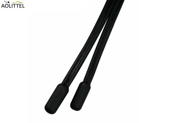 IP68 TPEの注入6x15mm NTCのBのタイプAWG26#のフラット ケーブルとのマイクロ温度検出器10KΩ±1% B2550=3950±1% 2メートル