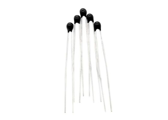 MF52はミニチュア温度検出器のためのエポキシ樹脂カプセル封入の熱抵抗器NTCのサーミスター3KOhm 3950を黒くします