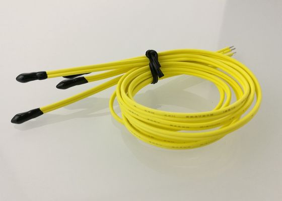 AEC-Q200熱的に伝導性のエポキシはUL4411 24AWG 2C 125C 300VケーブルとのビードNTCのサーミスター30KOhm 3950を密封しました