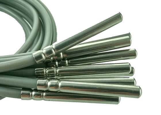 RTDのクラスB PT100プラチナ抵抗のマイクロ温度検出器6x50mmのステンレス鋼304ハウジングとの2メートルの長さ