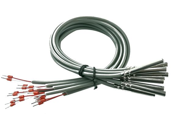 RTDのクラスB PT100プラチナ抵抗のマイクロ温度検出器6x50mmのステンレス鋼304ハウジングとの2メートルの長さ