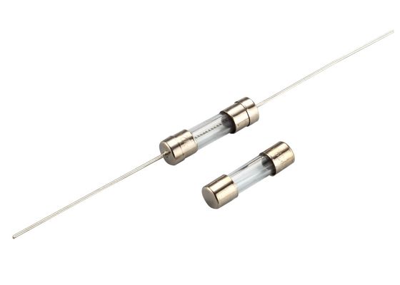 低い破損容量の日本PSEの証明書の軸鉛早く機能5x20 mm Fのガラス管のヒューズ1.25A