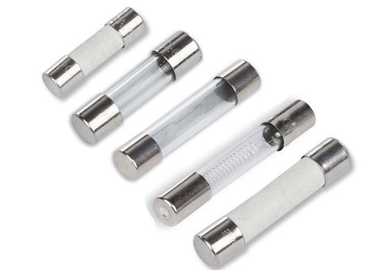 8AG最高速度6.25 mmのの円柱カートリッジ ヒューズAGX 250VAC 500mA 6x25mmの速く機能のガラス管のヒューズx 25 mmの