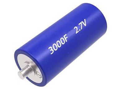 通された末端の低いESR UltracapacitorsのEDLCの電気二重層のコンデンサー2.7V 3000Fの極度のコンデンサー