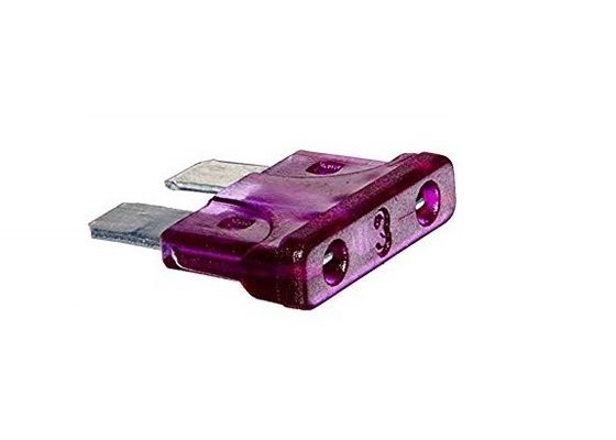 プラスチックPA66カプセル封入の速い打撃19x5.2x19.2mmの自動刃のヒューズATO 32V 58V 60V 80V 3Amp Violteの最高の中型