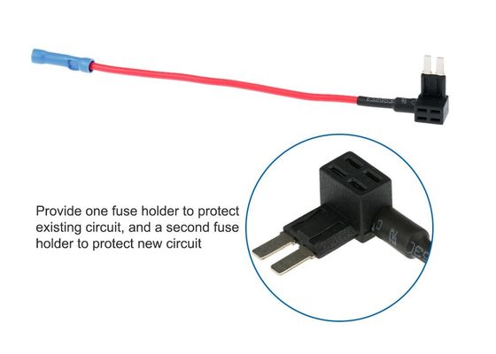 Micro2マイクロII ATAはヒューズのアダプターとの回路32V 15Aインライン車のトラックの小型自動ヒューズのホールダーUL1015 16AWGの赤を加えます