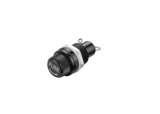 UL94 V0の燃焼性の5x20mmの陶磁器の管のヒューズ10A 250Vのためのミニチュア ネジ式カートリッジPCBのヒューズのホールダー箱のブロック