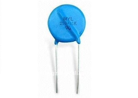 過電圧の抑制のサージの保護のための速い応答VDR 25mmの酸化亜鉛のバリスターの抵抗器25D101K 100V