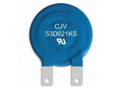 2Pin 53mm UPSの過電圧の保護のための単一ディスクVDR金属酸化物バリスターの動きのブロック53D271K 270V 10% 70KA
