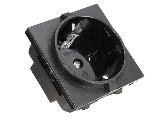 DIN 49 440 EUは標準的なAC Schuko出口の防水単一のプラグの壁のヨーロッパの力のソケットRG-02 250V 16A IP20を差し込みます