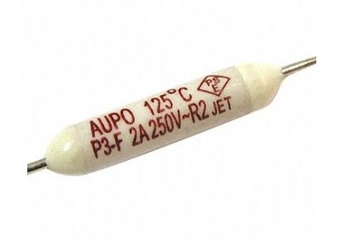 Aupo P3-F PicoのSubminiature餌のエアコンのための陶磁器の熱ヒューズTFの締切り125C 250V 2Aの軸加鉛