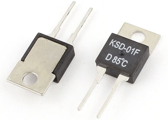 TO-220パッケージKSD-01F 85C NC正常な閉鎖したオート リセット バイメタルの温度調整スイッチ サーモスタットの熱締切りFus