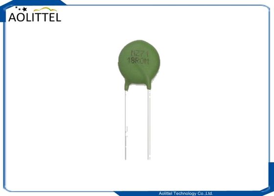 シリコーンは色TVのための知らせる減磁PTCのサーミスターMZ71-18RM AC270V 14mm 18Ohm TC 60Cに塗りました
