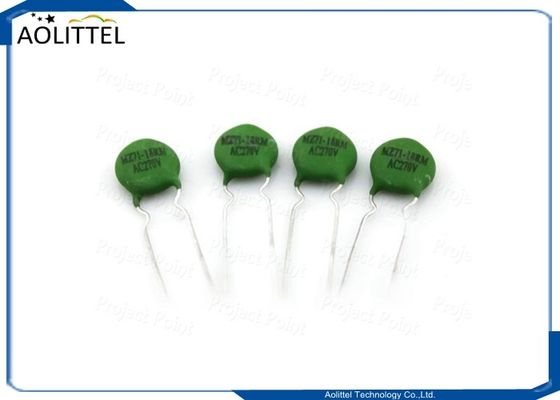 シリコーンは色TVのための知らせる減磁PTCのサーミスターMZ71-18RM AC270V 14mm 18Ohm TC 60Cに塗りました