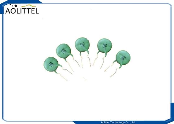 15mmのサーミスターPTC 15P 15mmピッチ5mm 100R 120電気通信AC回路のための程度の熱抵抗器200mAの緑