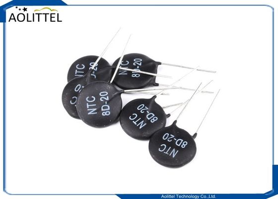 回路保護MF72力NTCのサーミスター8D-20 8D20 8ohms 6Amp 20mmの侵入の現在の振幅制限器