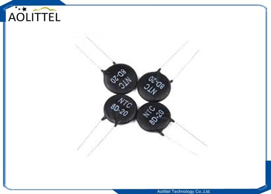 回路保護MF72力NTCのサーミスター8D-20 8D20 8ohms 6Amp 20mmの侵入の現在の振幅制限器
