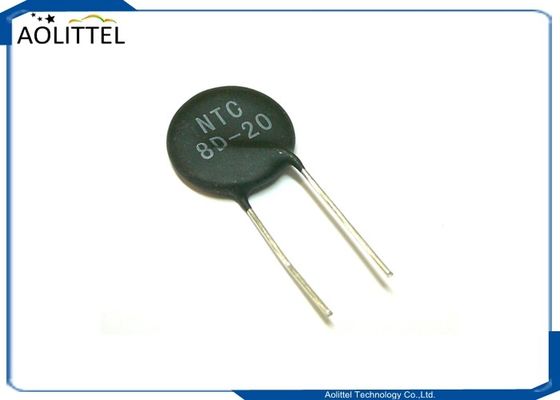 回路保護MF72力NTCのサーミスター8D-20 8D20 8ohms 6Amp 20mmの侵入の現在の振幅制限器