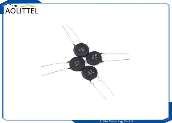 ディスクNTCサーミスターの抵抗器NTC 47D-15 47D15の熱抵抗器47Ohm 15mmの限られる3A現在の侵入
