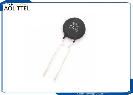 ディスクNTCサーミスターの抵抗器NTC 47D-15 47D15の熱抵抗器47Ohm 15mmの限られる3A現在の侵入