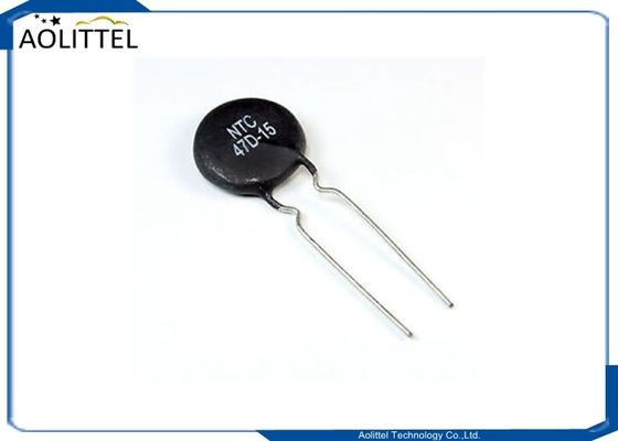 ディスクNTCサーミスターの抵抗器NTC 47D-15 47D15の熱抵抗器47Ohm 15mmの限られる3A現在の侵入