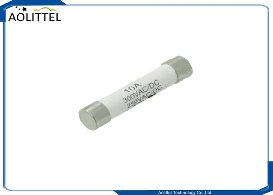 高い破損容量6x32mmの速く機能の陶磁器の管はF10A 250V 300V AC DCを溶かします